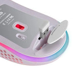 Ratón Gaming Inalámbrico Mars Gaming MMW3W/ Batería recargable/ Hasta 3200 DPI/ Blanco - PixelPlaza