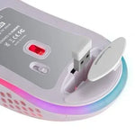 Ratón Gaming Inalámbrico Mars Gaming MMW3W/ Batería recargable/ Hasta 3200 DPI/ Blanco - PixelPlaza