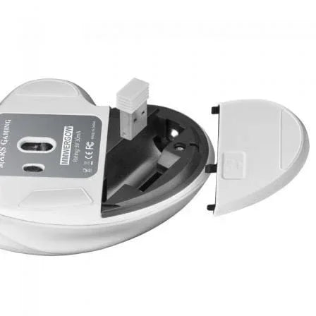 Ratón Gaming Inalámbrico Mars Gaming MMWERGO/ Hasta 3200 DPI/ Blanco - PixelPlaza