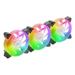 Pack 3 Ventiladores Mars Gaming MF-3A/ 12cm/ ARGB - PixelPlaza