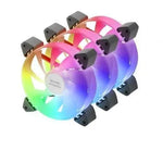 Pack 3 Ventiladores Mars Gaming MF-3A/ 12cm/ ARGB - PixelPlaza