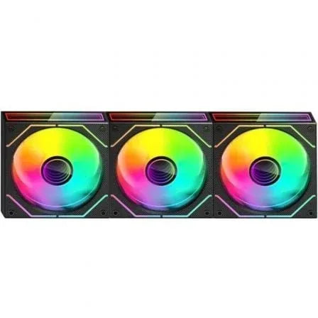 Pack 3 Ventiladores Mars Gaming MF-3DPROKIT/ 12cm + HUB + Mando a Distancia/ ARGB - PixelPlaza