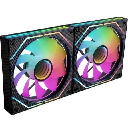 Pack 2 Ventiladores Mars Gaming MF-3DPROX2R/ 12cm/ ARGB - PixelPlaza