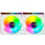Pack 2 Ventiladores Mars Gaming MF-3DPROX2R/ 12cm/ ARGB/ Blancos - PixelPlaza