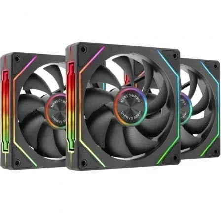 Pack 3 Ventiladores Mars Gaming MF-LINKFINITYKIT2/ 12cm/ ARGB - PixelPlaza