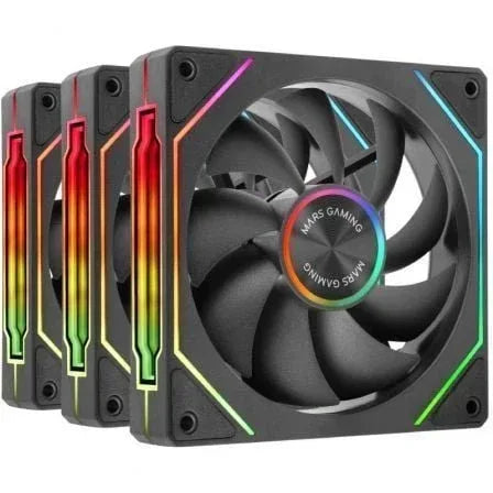 Pack 3 Ventiladores Mars Gaming MF-LINKFINITYKIT2/ 12cm/ ARGB - PixelPlaza