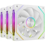 Pack 3 Ventiladores Invertidos Mars Gaming MF-LINKFINITYKIT2R/ 12cm/ ARGB/ Blancos - PixelPlaza