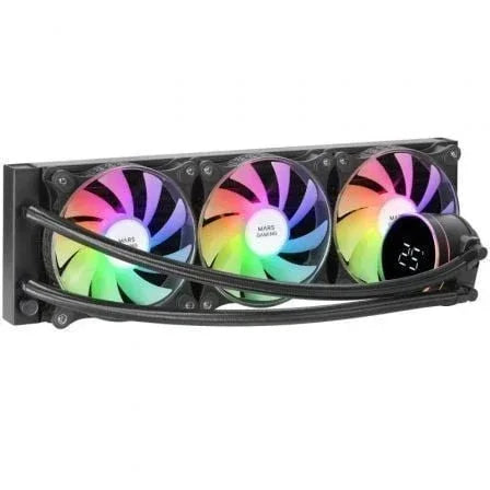 Sistema de Refrigeración Líquida Mars Gaming ML-LCD360/ Negro - PixelPlaza