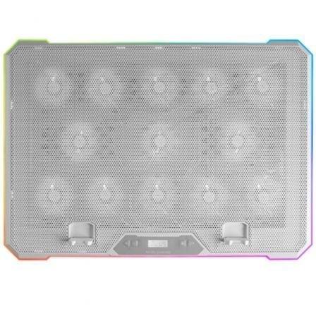 Soporte Refrigerante Mars Gaming MNBC13 para Portátiles hasta 17"/ Iluminación LED - PixelPlaza