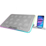 Soporte Refrigerante Mars Gaming MNBC13 para Portátiles hasta 17"/ Iluminación LED - PixelPlaza