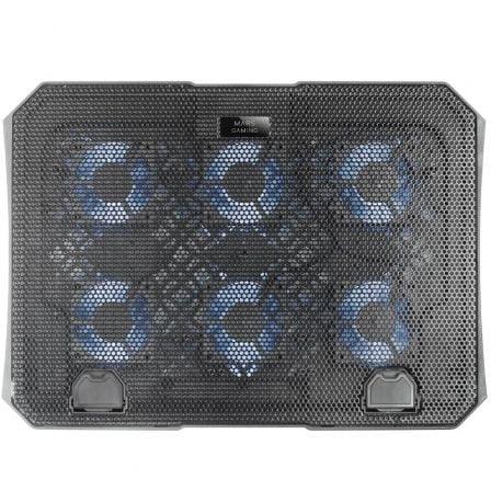Soporte Refrigerante Mars Gaming MNBC23 para Portátiles hasta 16"/ Iluminación LED - PixelPlaza