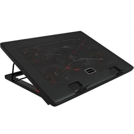 Soporte Refrigerante Mars Gaming MNBC2 para Portátiles hasta 17.3"/ Iluminación LED - PixelPlaza