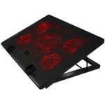 Soporte Refrigerante Mars Gaming MNBC2 para Portátiles hasta 17.3"/ Iluminación LED - PixelPlaza