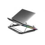 Soporte Refrigerante Mars Gaming MNBC5 para Portátiles hasta 17.3"/ Iluminación LED - PixelPlaza