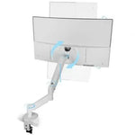 Soporte de Mesa Monitor Mars Gaming MARM-PRO1/ Giratorio/ Inclinable/ Rotatorio/ hasta 10kg - PixelPlaza
