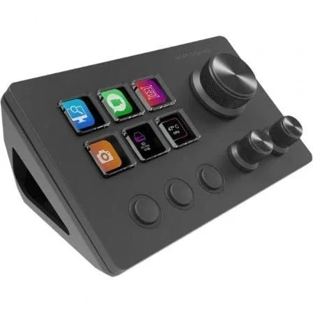 Control Deck Mars Gaming MSD-TWO/ 6 Teclas LCD/ 3 Ruedas/ 3 Botones/ Negro - PixelPlaza