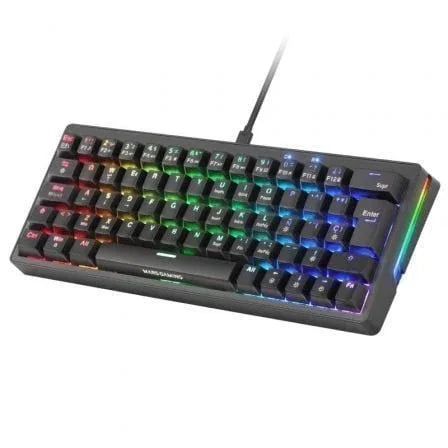 Teclado Gaming Mecánico Mars Gaming MKMINIPRO/ Switch Azul/ Negro - PixelPlaza