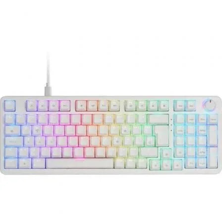 Teclado Gaming Mecánico Mars Gaming MKPROBES/ Switch Azul/ Blanco - PixelPlaza