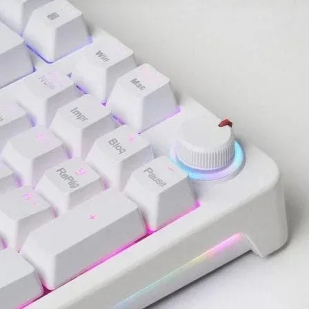 Teclado Gaming Mecánico Mars Gaming MKPROBES/ Switch Azul/ Blanco - PixelPlaza