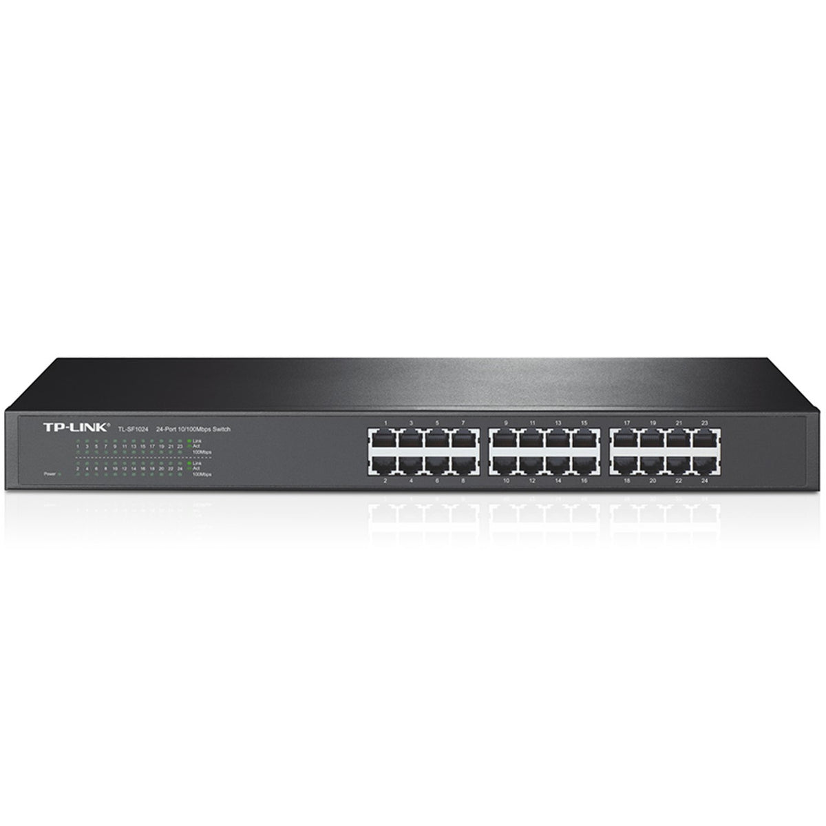 Switch 24 puertos 10 100 19 pulgadas