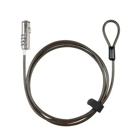 Cable de Seguridad Tipo NANO para Portátiles TooQ TQCLKC0035-G/ 1.5m - PixelPlaza