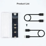 Caja Externa para Disco SSD M.2 NVMe TooQ TQE-2200/ USB 3.1 Gen2/ Sin tornillos - PixelPlaza