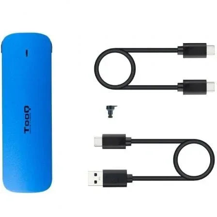 Caja Externa para Disco SSD M.2 NVMe TooQ TQE-2201BL/ USB 3.1 Gen1/ Sin tornillos - PixelPlaza