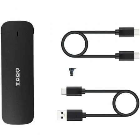 Caja Externa para Disco SSD M.2 NVMe TooQ TQE-2201B/ USB 3.1 Gen2/ Sin tornillos - PixelPlaza