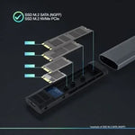 Caja Externa para Disco SSD M.2 NVMe TooQ TQE-2223G/ USB 3.2/ Sin tornillos - PixelPlaza