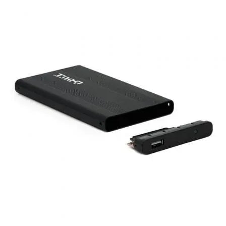 Caja Externa para Disco Duro de 2.5" TooQ TQE-2510B/ USB 2.0 - PixelPlaza