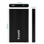 Caja Externa para Disco Duro de 2.5" TooQ TQE-2510B/ USB 2.0 - PixelPlaza