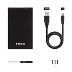 Caja Externa para Disco Duro de 2.5" TooQ TQE-2522B/ USB 3.1 - PixelPlaza