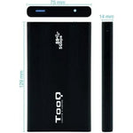 Caja Externa para Disco Duro de 2.5" TooQ TQE-2524B/ USB 3.1 - PixelPlaza