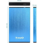 Caja Externa para Disco Duro de 2.5" TooQ TQE-2527BL/ USB 3.1 - PixelPlaza