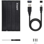Caja Externa para Disco Duro de 2.5" TooQ TQE-2530B/ USB 3.1 - PixelPlaza
