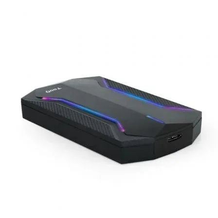 Caja Externa Gaming para Disco Duro de 2.5" TooQ TQE-2599RGB/ USB 3.1/ Sin tornillos - PixelPlaza