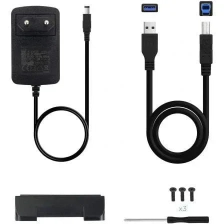 Caja Externa para Disco Duro de 3.5" TooQ TQE-3527B/ USB 3.1 - PixelPlaza