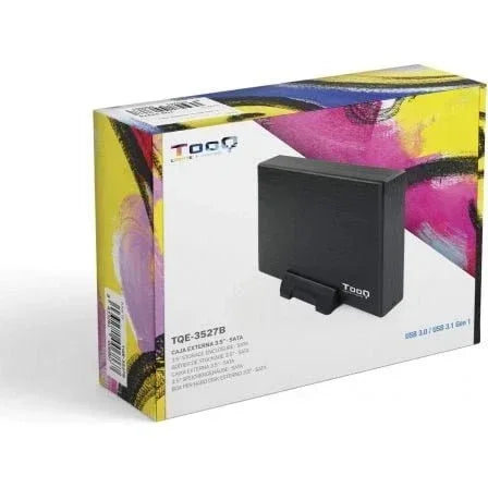 Caja Externa para Disco Duro de 3.5" TooQ TQE-3527B/ USB 3.1 - PixelPlaza