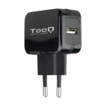 Cargador de Pared TooQ TQWC-1S01/ 1xUSB/ 12W/ Negro - PixelPlaza