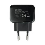 Cargador de Pared TooQ TQWC-1S01/ 1xUSB/ 12W/ Negro - PixelPlaza