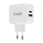 Cargador de Pared TooQ TQWC-2SC02WT/ 1xUSB Tipo-C/ 1x USB/ 27W - PixelPlaza