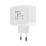 Cargador de Pared TooQ TQWC-2SC02WT/ 1xUSB Tipo-C/ 1x USB/ 27W - PixelPlaza