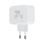 Cargador de Pared TooQ TQWC-2SC02WT/ 1xUSB Tipo-C/ 1x USB/ 27W - PixelPlaza