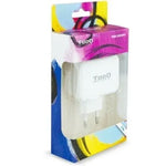 Cargador de Pared TooQ TQWC-2SC02WT/ 1xUSB Tipo-C/ 1x USB/ 27W - PixelPlaza