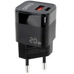 Cargador de Pared TooQ TQWC-QCPD20/ 1xUSB Tipo-C/ 1xUSB/ 20W - PixelPlaza