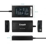 Cargador de Portátil TooQ TQLC-100BS01M/ 100W/ Manual/ 12 Conectores/ Voltaje 12-24V/ 1 USB - PixelPlaza