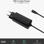 Cargador de Portátil GaN TooQ TQLC-USBCGAN100PD-C USB Tipo-C/ 100W/ Automático/ Voltaje 5-20V - PixelPlaza
