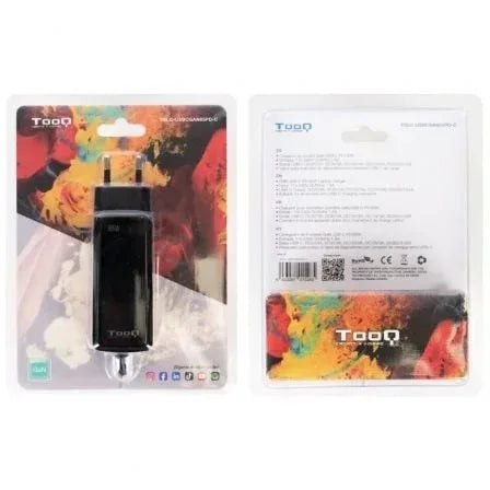 Cargador de Portátil GaN TooQ TQLC-USBCGAN65PD-C USB Tipo-C/ 65W/ Automático/ Voltaje 5-20V - PixelPlaza