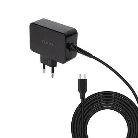 Cargador de Portátil GaN TooQ TQLC-USBCGAN65PD USB Tipo-C/ 65W/ Automático/ Voltaje 5-20V - PixelPlaza