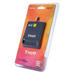 Lector de DNI TooQ TQR-210B/ USB 2.0/ Negro - PixelPlaza
